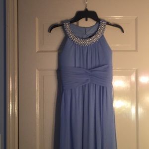 Long formal halter top dress